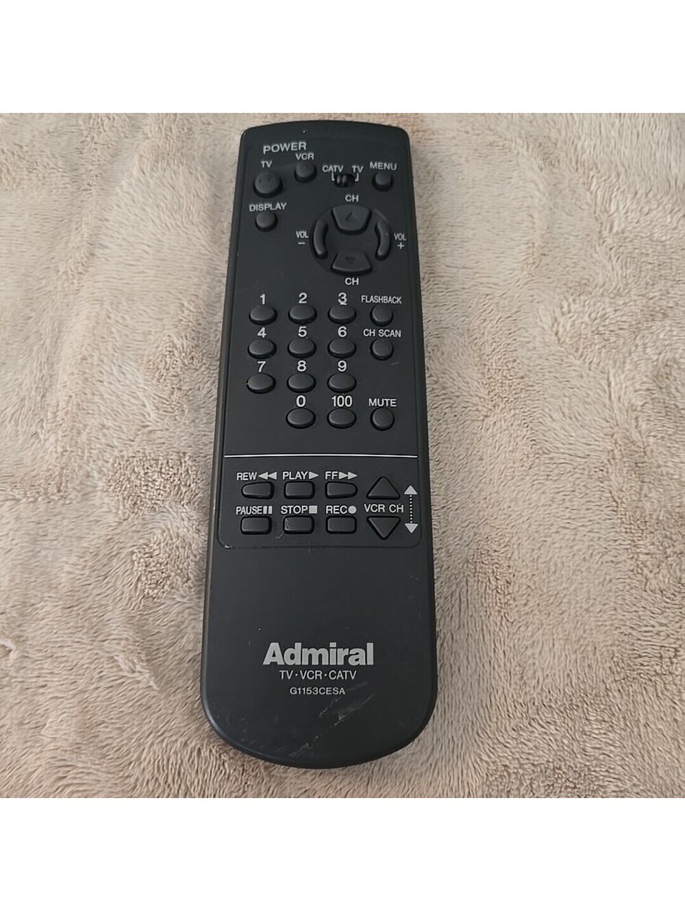 Admiral/Sharp g1153cesa Remote Control